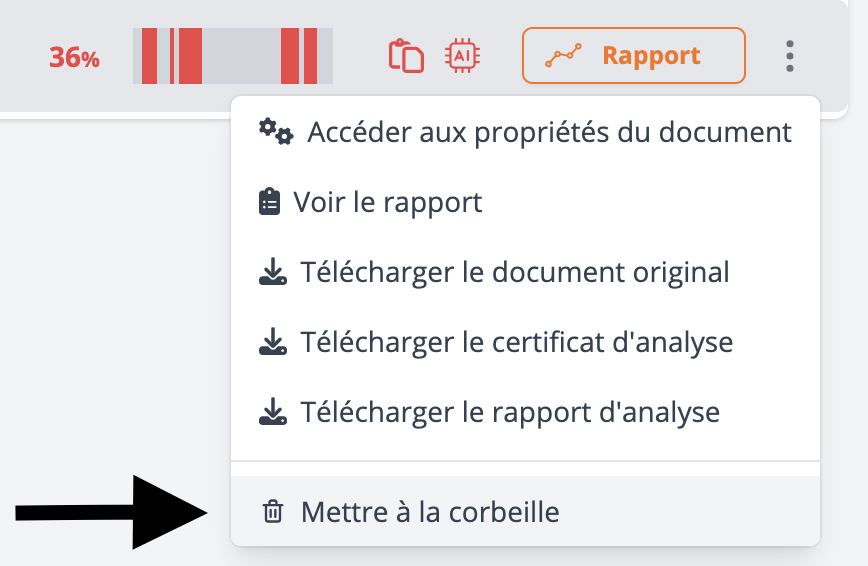 Comment Supprimer D Finitivement Un Document Du Syst Me Compilatio Centre D Aide Compilatio